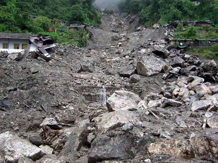 Landslides, heavy rains wreak havoc in Sikkim