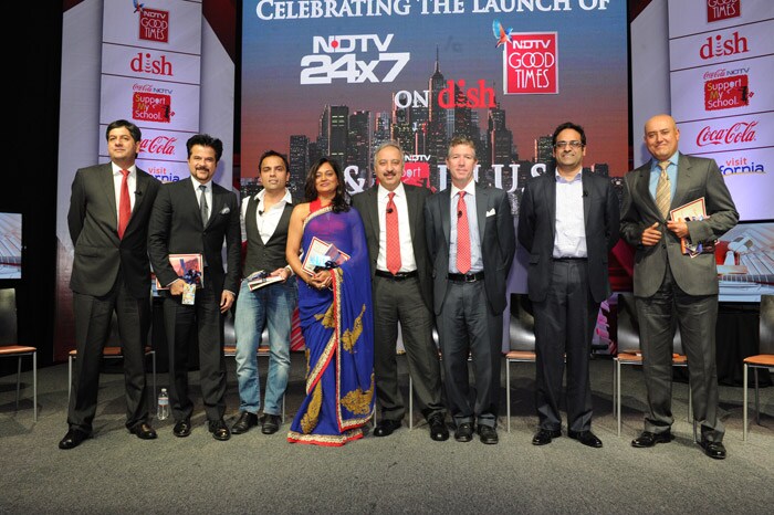 Here are the panelists: Actor Anil Kapoor; Entrepreneur Gurbaksh Chahal; Hotelier Sima Patel; Hotmail co-founder Sabeer Bhatia; Coca-Cola India CEO Atul Singh; Vice President, International Revenue, Twitter, Shailesh Rao; Vice President, Marketing, Dish Network, Chris Kuelling.