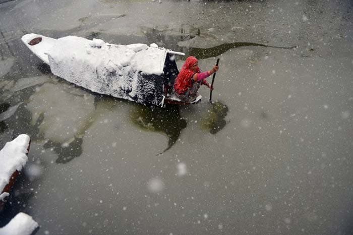 All natural sources of water including lakes, springs, rivulets and tributaries of major rivers were frozen.