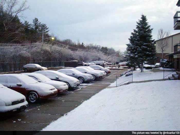 Twitterati Post Pictures of the US Snowstorm