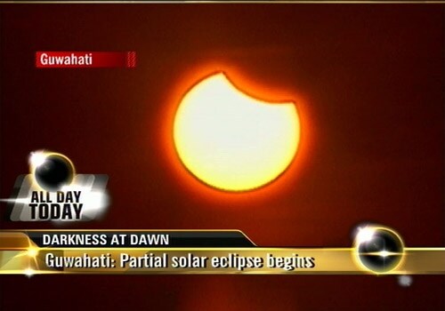 First pics: Century's longest solar eclipse