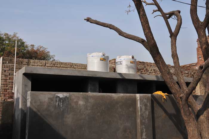 The school's Sanitation facilities were given a boost by the campaign.