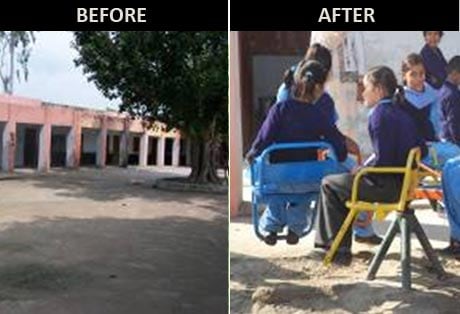 The campaign aimed at improving the overall facilities of the school to help children study in a healthier environment.
