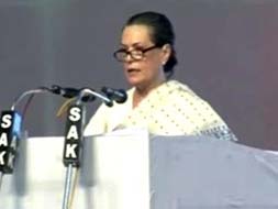Sonia Gandhi's campaign for 2014 Lok Sabha polls