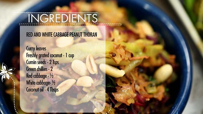 Recipe: South Indian Style Cabbage and Peanut Thoran