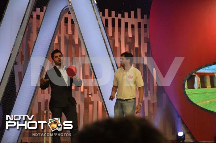 Cricketer Sreesanth at Telethon