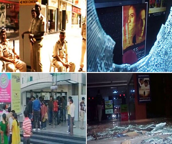 It was a shaky start, but by afternoon, Mumbai was taking its revenge on the Sena with house full shows for Shah Rukh Khan's <i>My Name Is Khan</i>. (NDTV Photo)