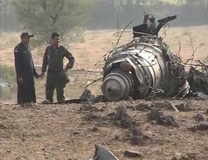 Air Force\'s Sukhoi jet crashes near Pune, pilots safe