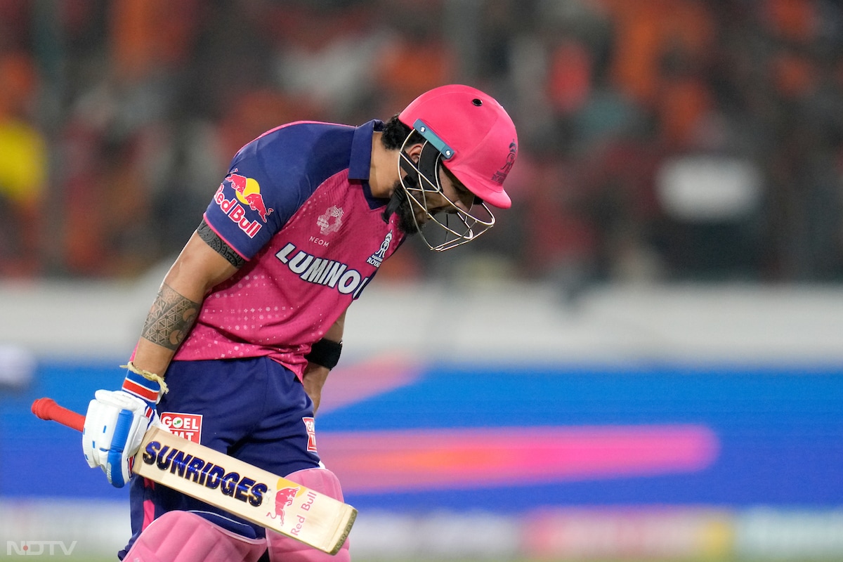 Riyan Parag scored a valiant 77 from 49 balls but couldn't guide Rajasthan Royals to a win against Sunrisers Hyderabad.