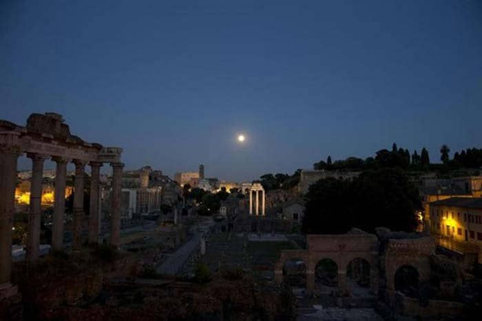 Summer's second supermoon lighting up the night sky. Photo Courtesy - The Boston Globe