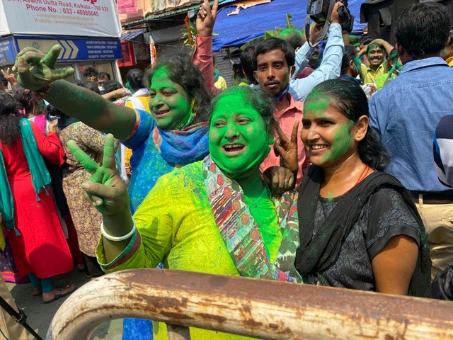 Supporters Celebrate Mamata Banerjee's Resounding Victory In Bengal Bypolls