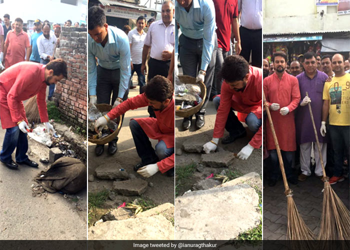 In Pics: How Leaders And People Across India Participated In #SwachhtaHiSeva Campaign