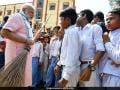 Photo : प्रधानमंत्री नरेंद्र मोदी ने की 'स्‍वच्‍छता ही सेवा' अभियान की शुरूआत