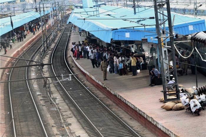 Most industrial establishments and shops are running on backup power. Drinking water supply, train services, petrol availability and hospital services are all badly hit. 150 diesel locomotives are being used to run passenger and express trains while goods trains are stranded at various stations.
<br><br>
Photo credit: PTI