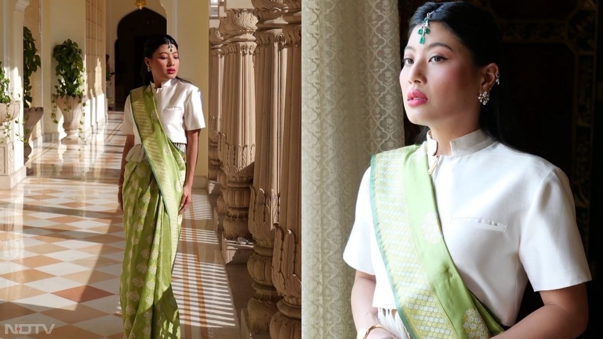 हाल ही राजस्थान की 5 दिवसीय यात्रा में राजकुमारी ने परिधानों में ब्लॉक प्रिंटिंग और जरदोजी से बनी राजस्थानी छपाई और कढ़ाईदार साड़ी को थाई सिल्क के साथ बेहद आकर्षक ढंग से कैरी किया है