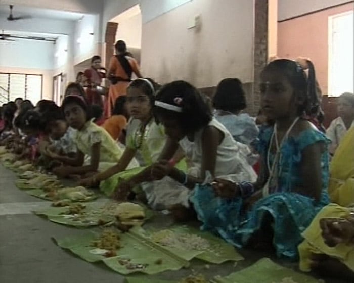 The couple was married this weekend. "I had a great time. After my wedding ceremony, the best moment that I have had is at this orphanage," said Sunanda.