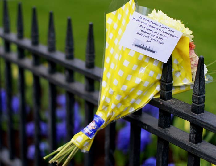 The centenary of the disaster has been marked with a global outpouring of commemoration. (AP Photo)