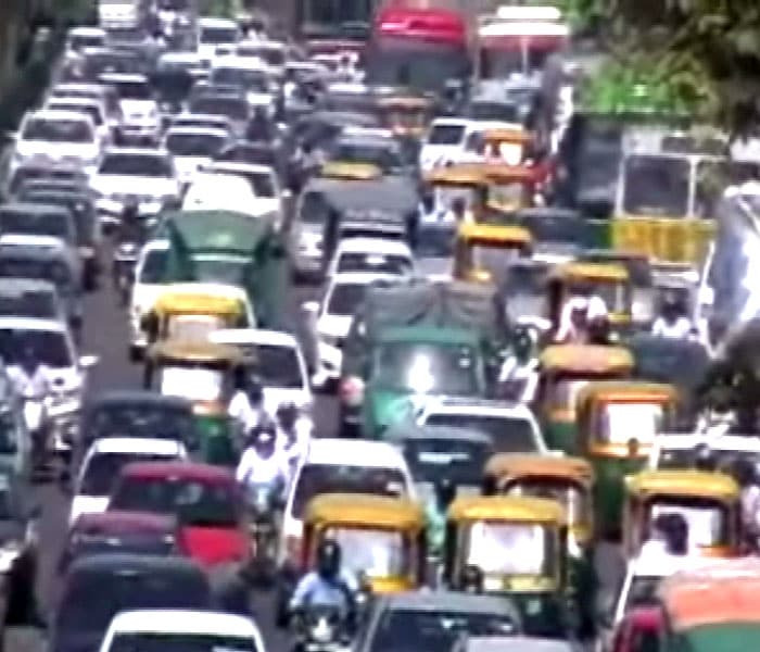 Earlier in the day, Delhiites had a harrowing time reaching their destinations as police enforced restrictions on exclusive lanes for Commonwealth Games.
