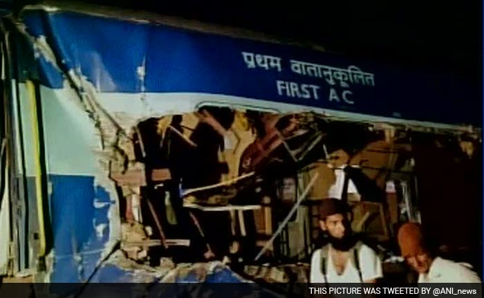 5 Pics: Lorry Crashes Into Bangalore-Nanded Express in Andhra Pradesh
