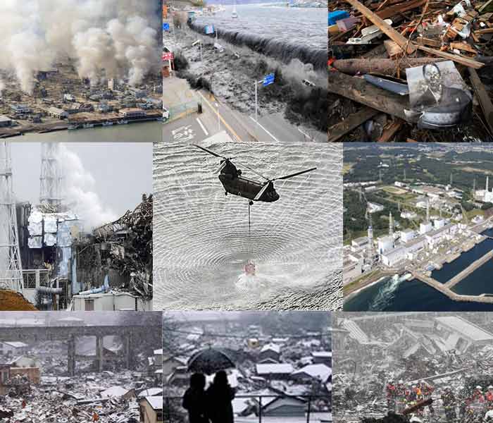 effects of earthquakes collage