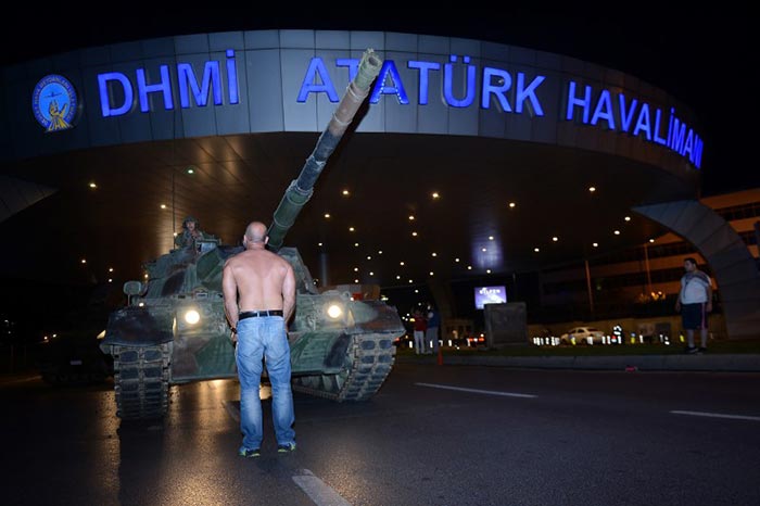 Pics: Military Launches Coup In Turkey