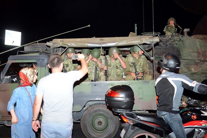 Pics: Military Launches Coup In Turkey