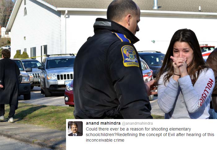 Celebs tweet on Connecticut school shooting