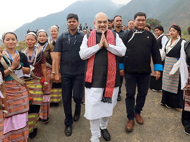 Photo : केंद्रीय गृहमंत्री अमित शाह ने अरुणाचल प्रदेश के किबिथू से की 'वाइब्रेंट विलेज प्रोग्राम' की शुरुआत