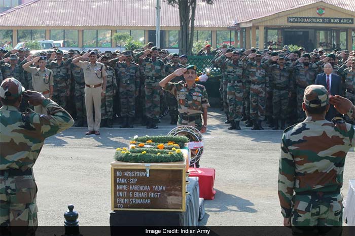 The Army has made arrangements for transporting the mortal remains of the soldiers directly to their respective hometowns.