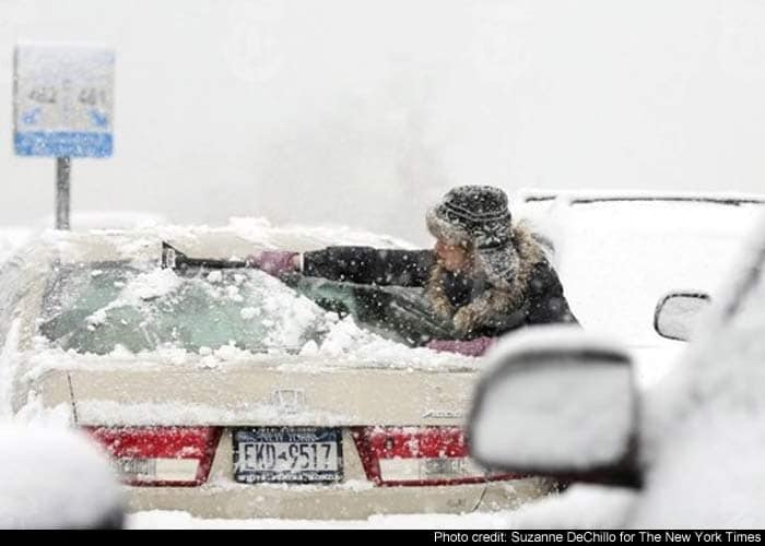 Snowstorm blankets US Northeast