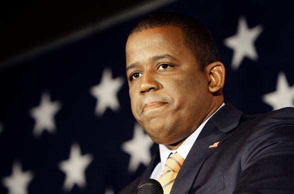 Kendrick B. Meek, the Democratic Senate candidate in Florida, spoke to supporters after conceding to Rubio in Miami. Surveys of voters leaving polling places showed that Crist and Meek hurt each other's chances. (NYT Photo)