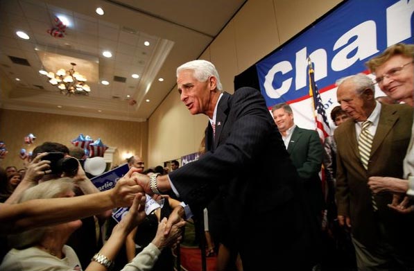 Marco Rubio beat Gov. Charlie Crist, a former Republican who ran as an independent. (NYT Photo)