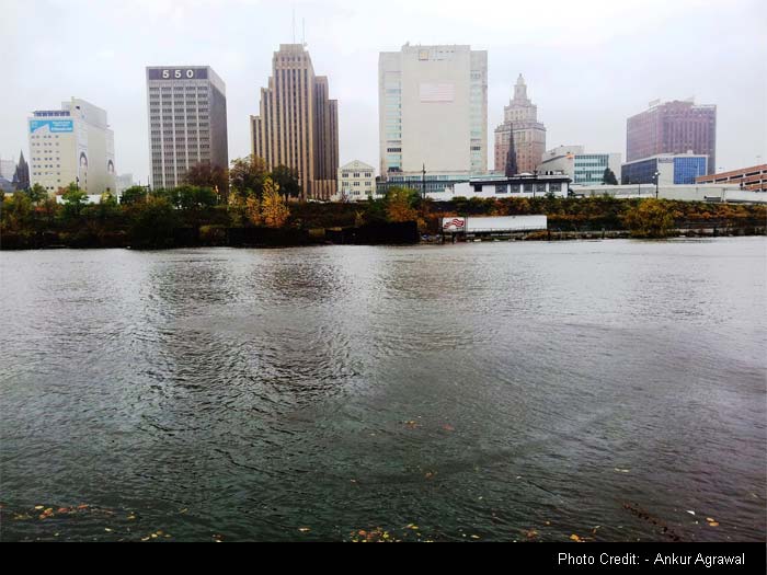 Superstorm Sandy slammed into the New Jersey coastline with 80 mph (130 kph) and hurled a record-breaking 13-foot (4-meter) surge of seawater at New York City, flooding tunnels, highways, subway stations and the electrical system that powers Wall Street.<br><br> This photo was sent by Ankur Agrawal from New Jersey.