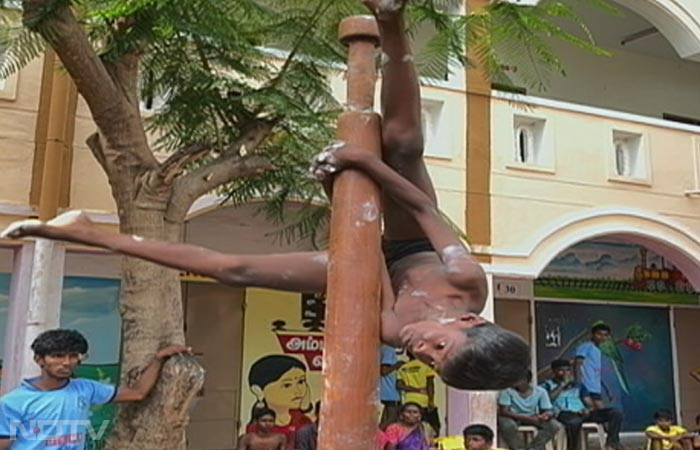 Two hundred kilometres from Chennai, in the Villupuram district of Tamil Nadu, a state-level Mallakhamb competition was organised with the full support of USHA play.