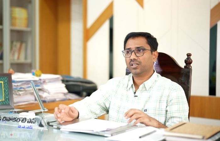District Collector Sri T.S. Divakara, IAS, visits a Chalwai training cum production center in Mulugu, observing women confidently managing cutting and stitching of uniforms and traditional wear. Amid machines donated by Usha and piles of completed garments, his leadership underscores the circular economy vision-providing latest skills, sustained work orders, and pathways to bulk contracts with apparel companies, empowering rural women to lead economically without migration.