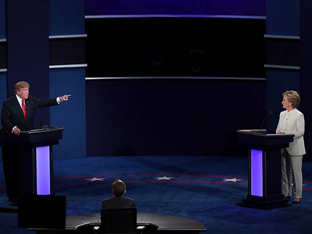 Photo : Donald Trump, Hillary Clinton Square Off One Last Time