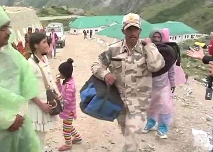 At Badrinath, thousands stranded; no damage to temple