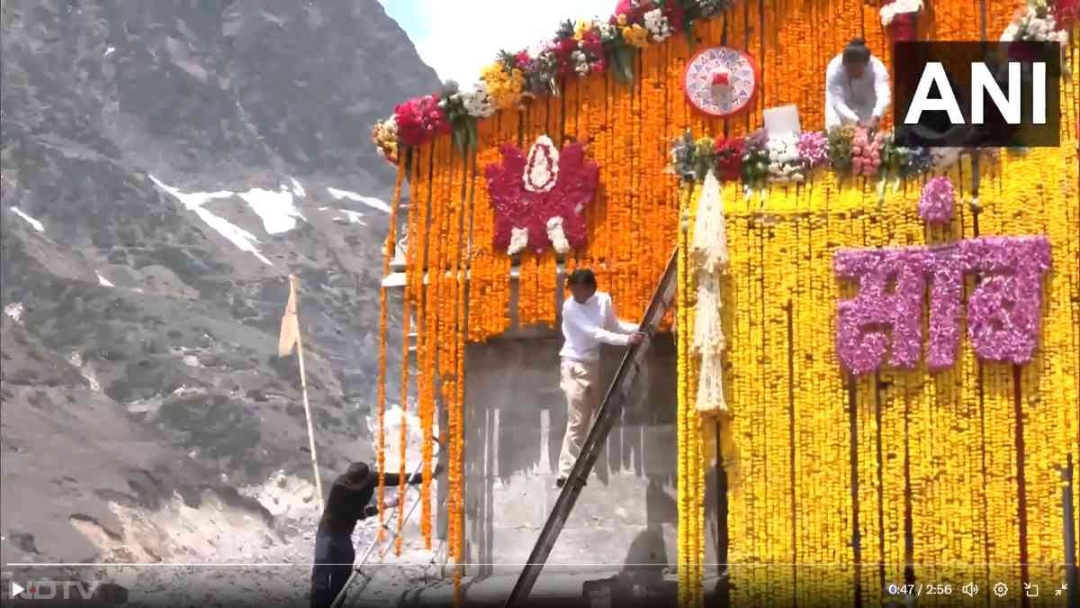 केदारनाथ धाम पहुंचे श्रद्धालु केदारनाथ मंदिर को सजाने वाली टीम के साथ कर सेवा कर रहे हैं. इस दौरान लोगों का कहना है कि मंदिर को सजाना भी एक तरह से शिव भक्ति ही है.ये उनका सौभाग्य है कि उन्हें भगवान के मंदिर को सजाने का मौका मिला है.