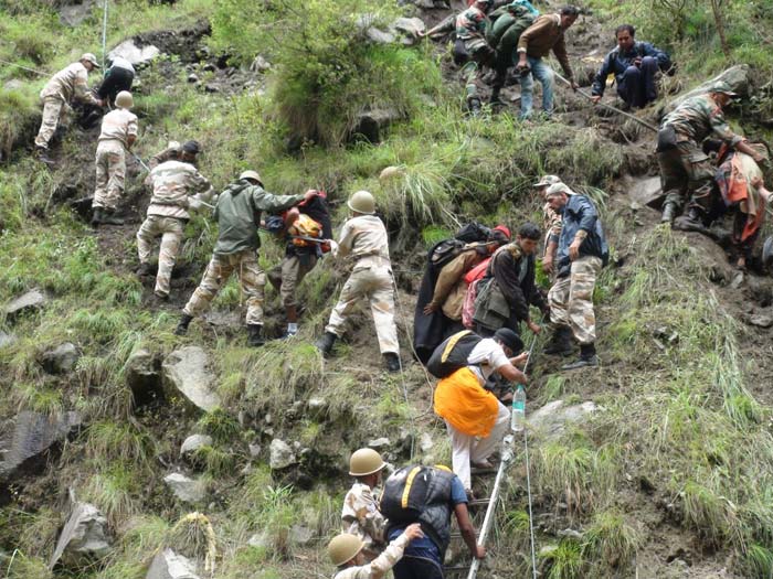 The Indo-Tibetan Border Police leads rescue operations in Uttarakhand