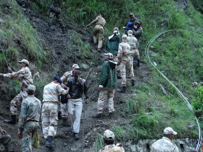 The Indo-Tibetan Border Police leads rescue operations in Uttarakhand