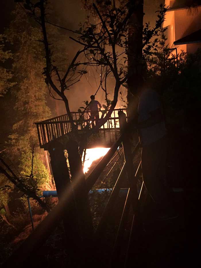 Blazing Fire Engulfs Forests In Uttarakhand