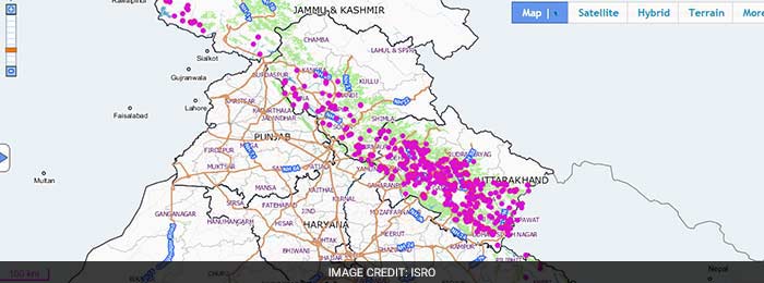 Blazing Fire Engulfs Forests In Uttarakhand