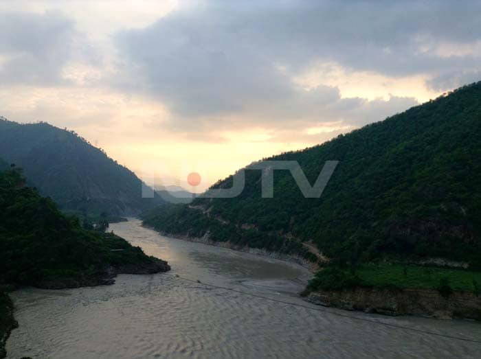 An image of Srinagar city, located in Uttarakhand's Pauri Garhwal district.<br><br>Pic: NDTV's Tejas Mehta