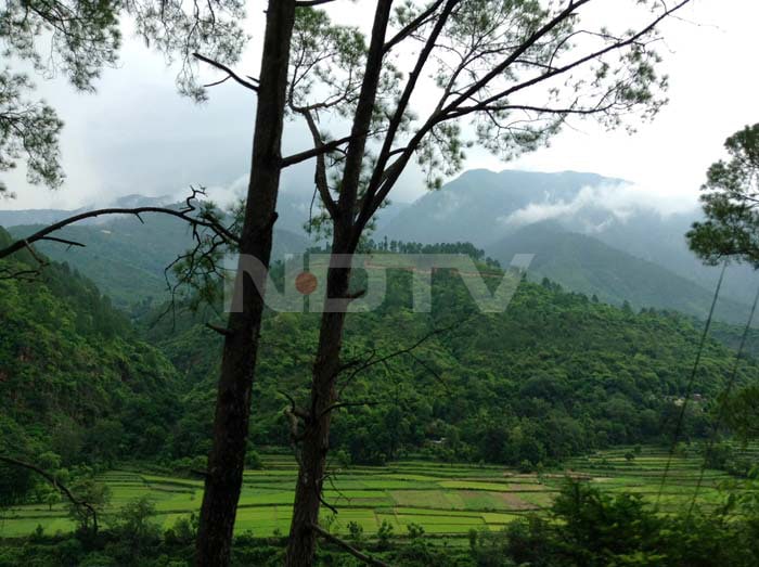 Seen here is Chamoli district of Uttarakhand.<br><br>Pic: NDTV's Tejas Mehta