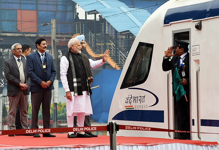 PM Modi Flags Off Vande Bharat Express, India's Fastest Train: Photos