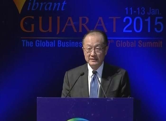 World Bank's President Jim Yong Kim said that India is on the cusp of major progress.