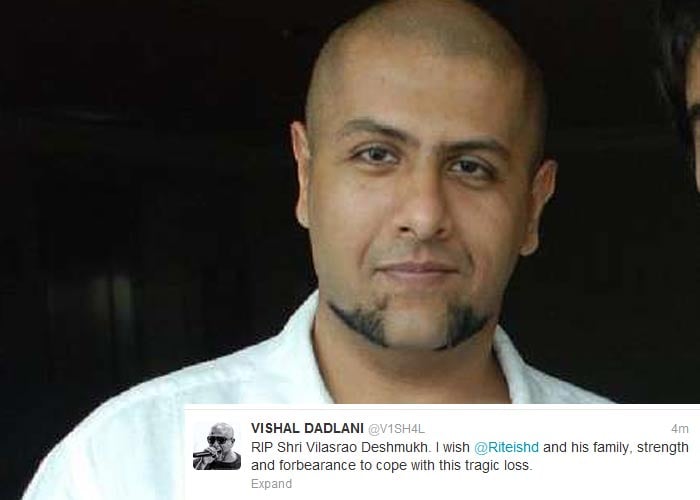 Politicians, celebs mourn Vilasrao Deshmukh on Twitter