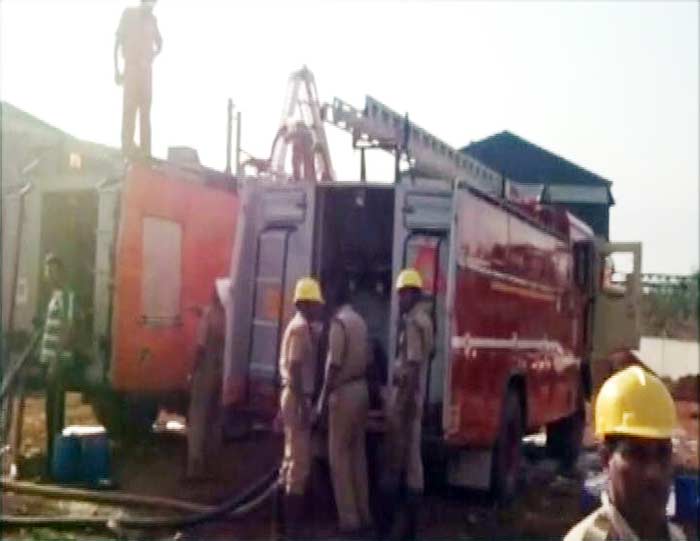 In Pics: Factory Near Visakhapatnam Ablaze In Massive Fire