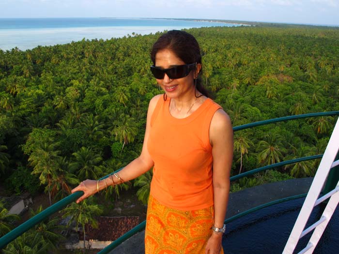 Seen here is Mitali Kakar- Senior Dive Instructor, Director , Reefwatch India.