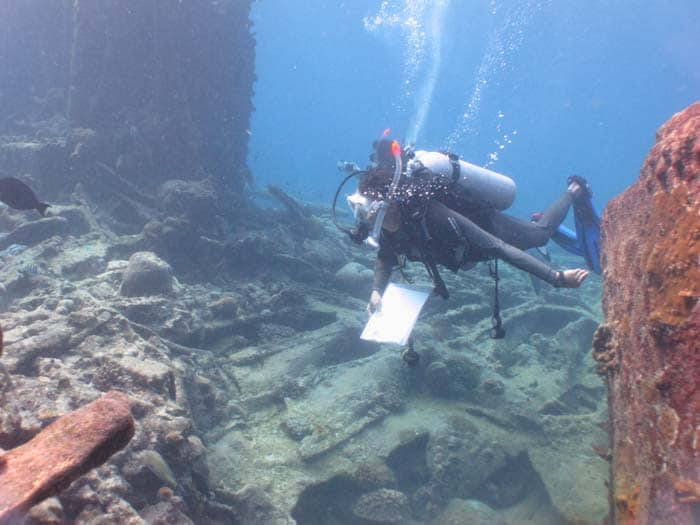 Nachiket Kelkar (marine biologist) seen underground.